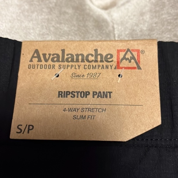 Avalanche black ripstop slim fitting pants, four-way stretch, new, small - Picture 12 of 14